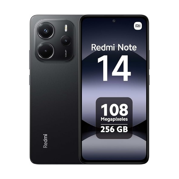Smartphone Xiaomi Redmi Note 14 Midnight Black (Preto) 8GB RAM 256GB ROM